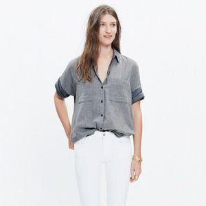 Madewell courier shirt in lilydale stripe